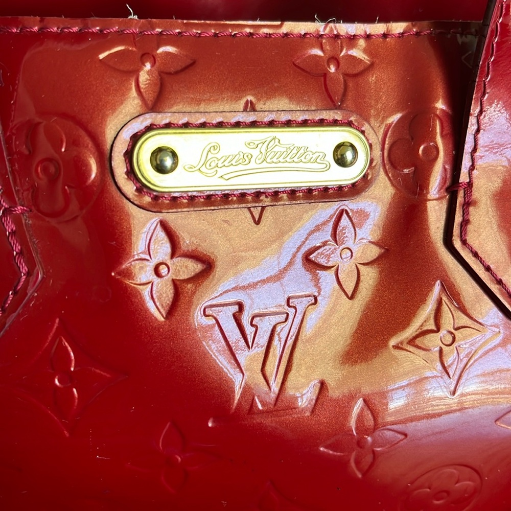 Louis Vuitton Red Wilshire Mini Tote - Picture 10 of 16